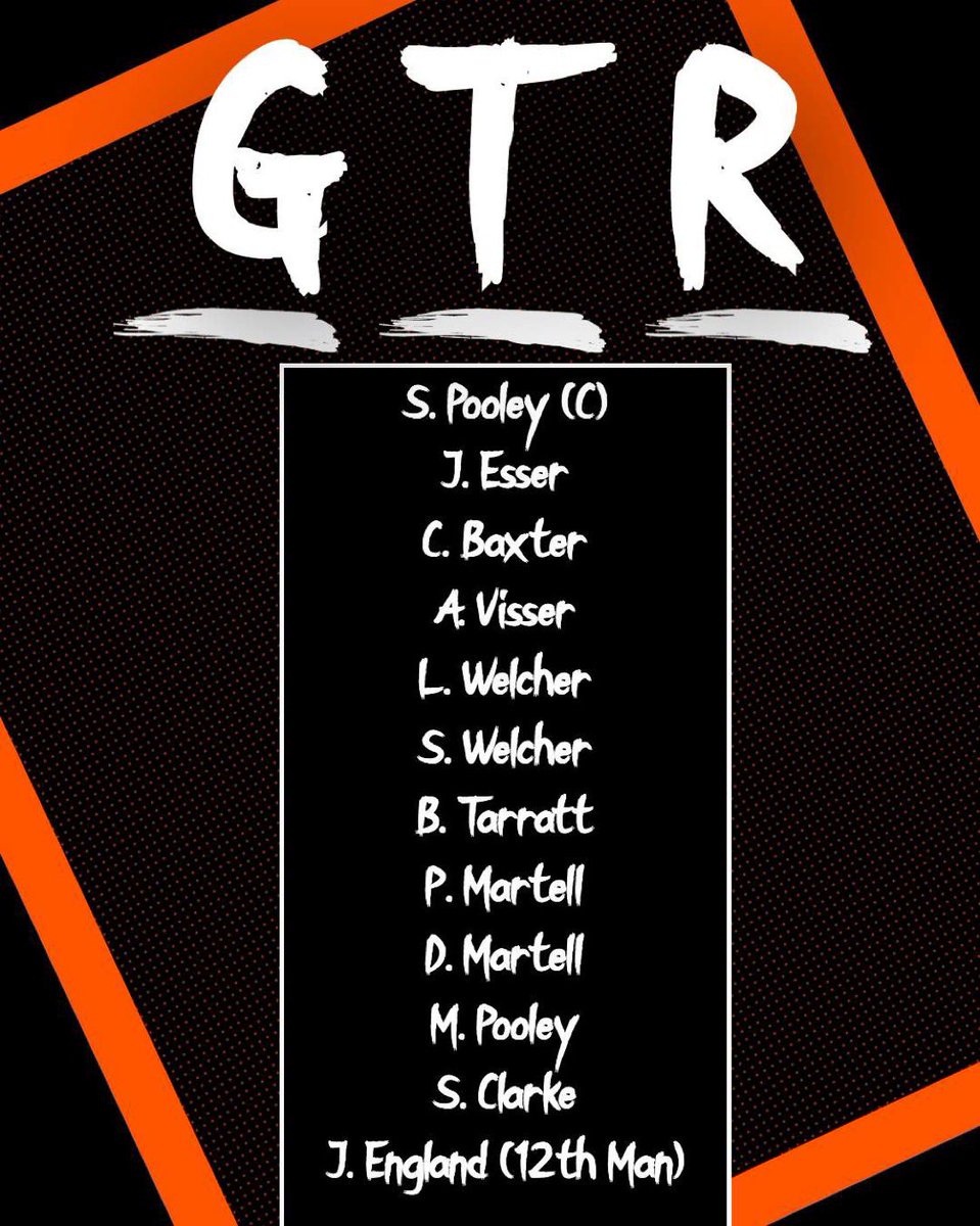 GTRuns_CC's tweet photo. Final.

Team news for tomorrow:

L.Welcher's rehab has gone well, he's been passed as match fit for the game.

A.Visser has described the game as 'the biggest match of my life.' Unsurprising when he's played for March this year.

Joe Clark out with a tight vagina.

#UpTheRuns https://t.co/6P4xXURR2g
