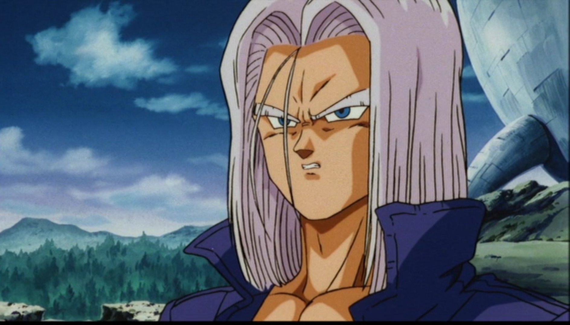 Dragon Ball Z Trunks Do Futuro Cabelo Longo Mrpunkha