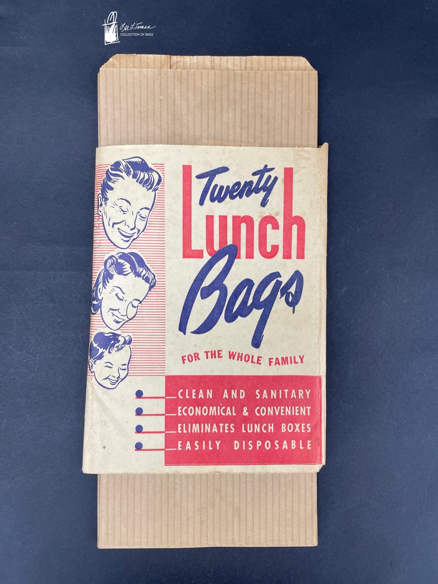214/365: Do you have an historical bag hidden away in the corner of your home? This collection of lunch bags were found still in their paper wrapper by the original seller at their great-grandmother's home before being acquired by Lee L. Forman for her collection. 
