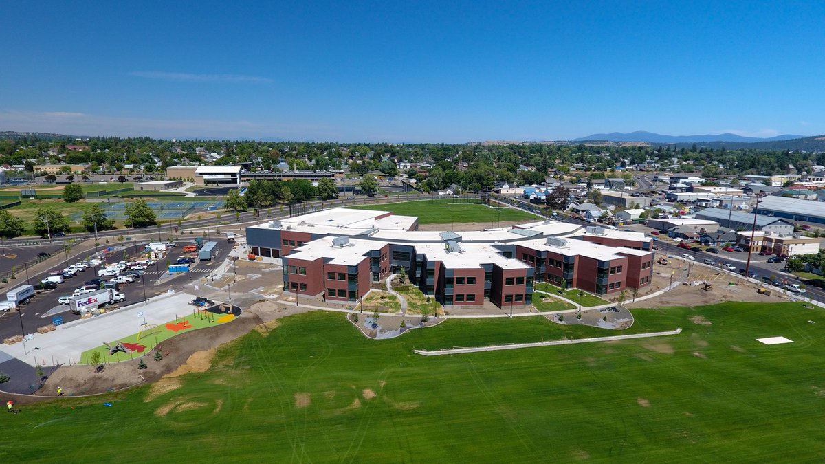 spokaneschools's tweet photo. Flett! Peperzak! @SacajaweaMs! Stadium! Yasuhara!

With the start of school just over a month away, take a birds-eye look at the construction projects happening across SPS.

Learn a little about each site's progress at https://t.co/YscIVCyFer.

#Spokane https://t.co/vN4m22e3RV