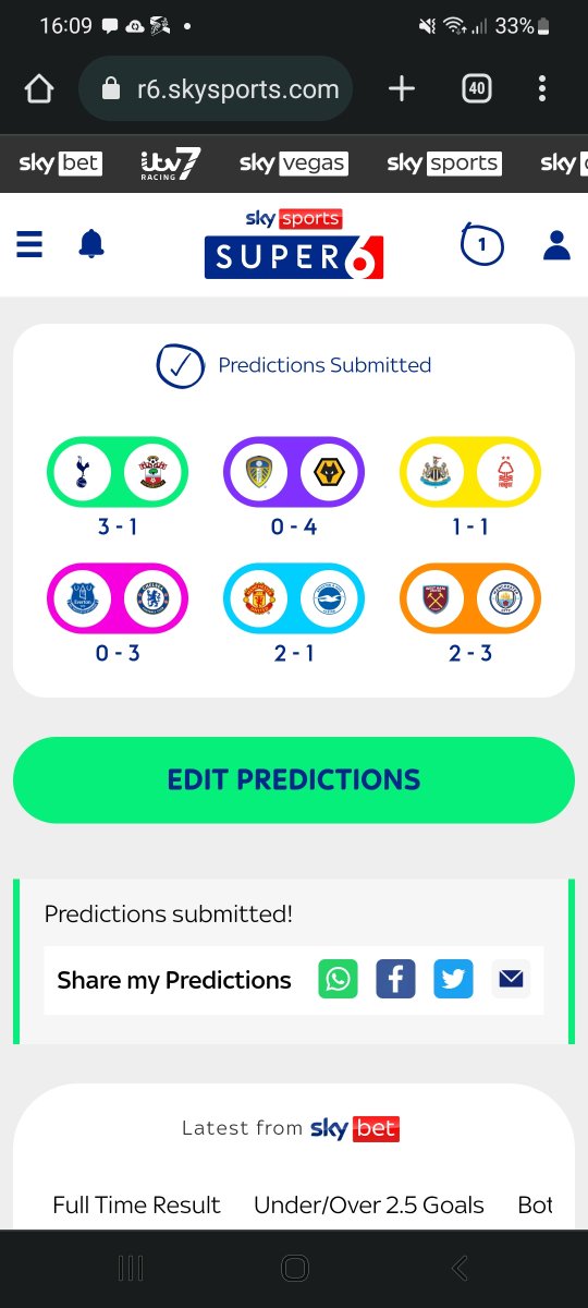 Andy45273305's tweet photo. @Super6 #Super6 https://t.co/NNClWHO6OI