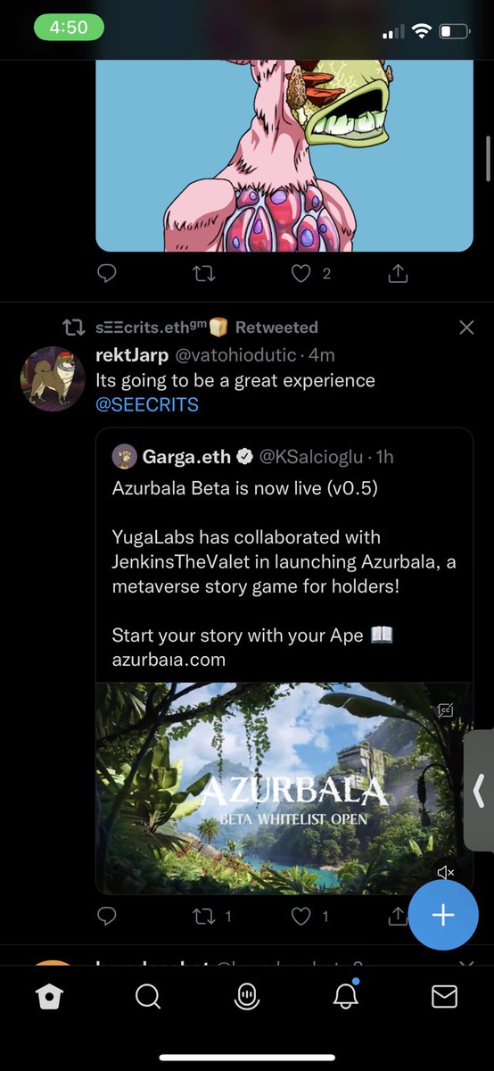 Saw this scam Garga account pop up on my feed. Remember there will be no surprise mints.