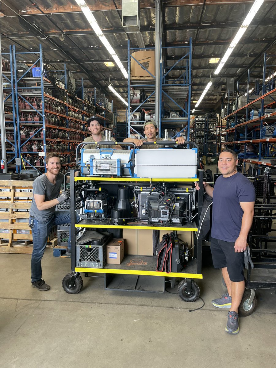 MBSECO's tweet photo. Load out crew!
#arriorbiter #vortex8 #arri #creamsource #loadout #showloadout #mbseco #mbslighting #poweredbymbse https://t.co/ThTzY2wxbl