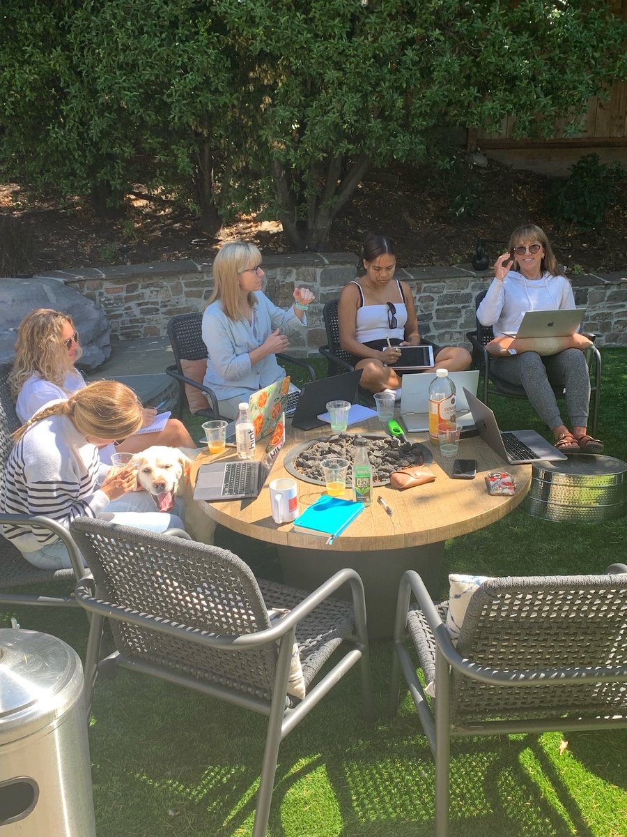 WomenSportsTech's tweet photo. When you all get to meet and work in person 🙌 

Having a blast at our annual WiST Team off-site 

#ChangeTheRatio https://t.co/P6XM4TiTAK