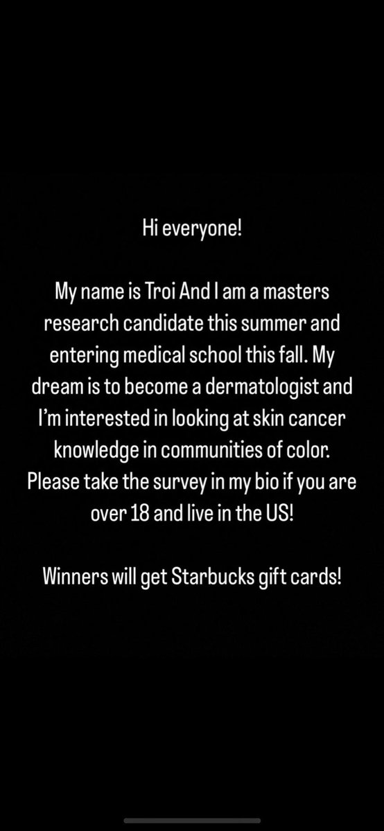 DrJuliaHum's tweet photo. .@MUCOM_BioMed grad student, Troi, is conducting survey on perceptions of sunscreen use preventing skin cancer. 

@MarianUniv IRB Approved #S22.146

Short 5 min survey, 18+, US-based

Please RT

#DermTwitter #dermatology @AADskin @JAADjournals @JAMADerm 

https://t.co/MoSnbObiyg https://t.co/rKPwBBMbd0
