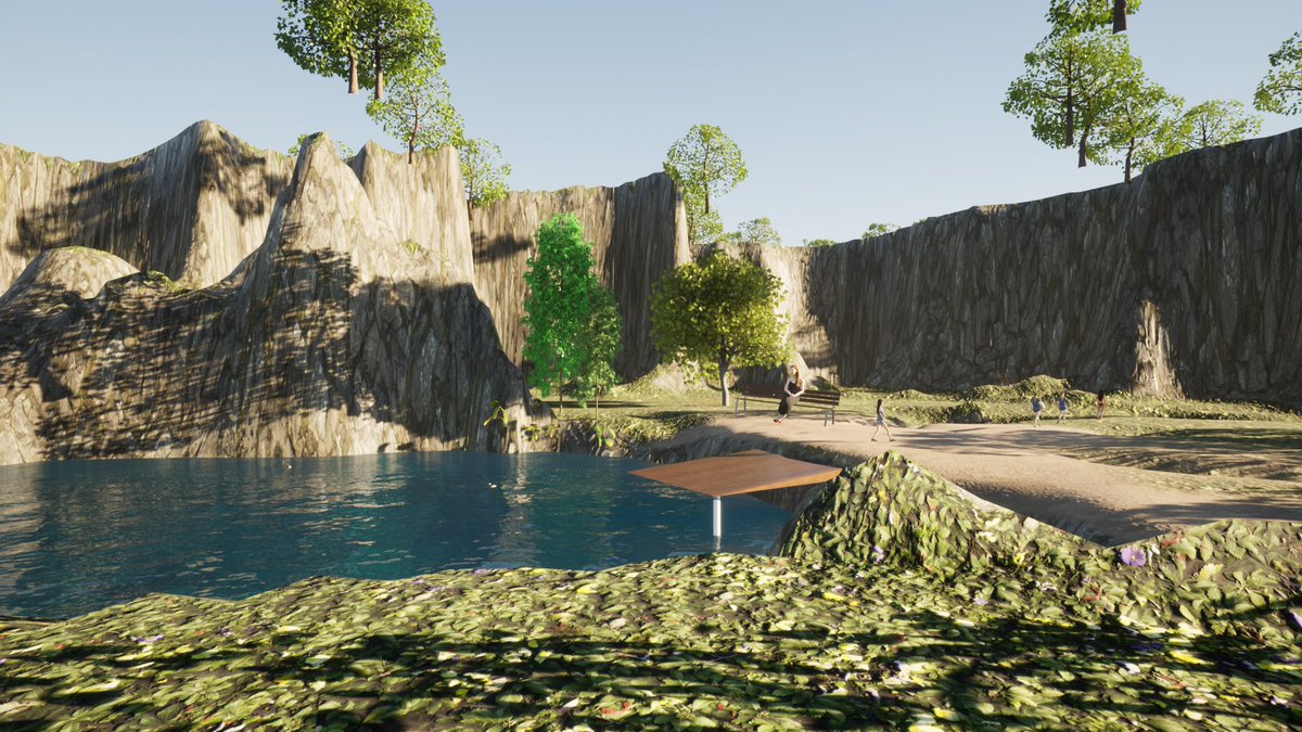 emma_menasmith1's tweet photo. Learned a lot today! I made mountains, a lake, and more! #UnrealEdu #NCEELs #Twinmotion #EpicGames https://t.co/hbrHOo8b1F
