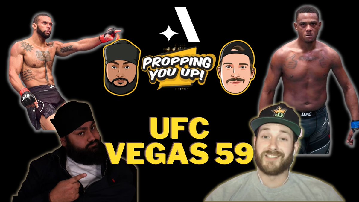 MMALOTN's tweet photo. #ProppingYouUp on @TheAllStarSport returns in mere minutes!
Join me and @CjSaftic as we break down #UFCVegas59 from a props perspective.
Going live at 5:15pm ET.
https://t.co/lpOa3G5TxY https://t.co/PlJY6f4mWJ