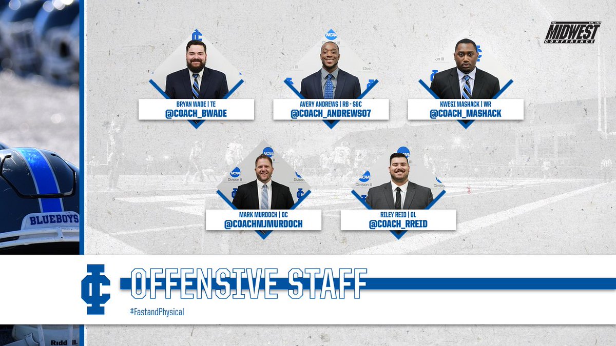 A look at the offensive staff for 2022! #fastandphysical