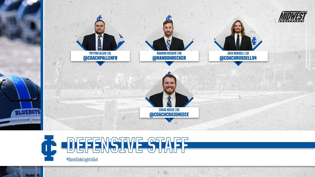 A look at the defensive staff for the 2022 season! #darksidelightsout