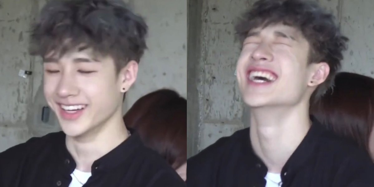 when bang chan laughs like this