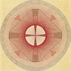 ARTonthedaily's tweet photo. Everything happens in accordance with a specific system of law, which I feel within me, and which never allows me to rest.

— Emma Kunz

#art #emmakunz #sacredgeometry https://t.co/6kjleEExak