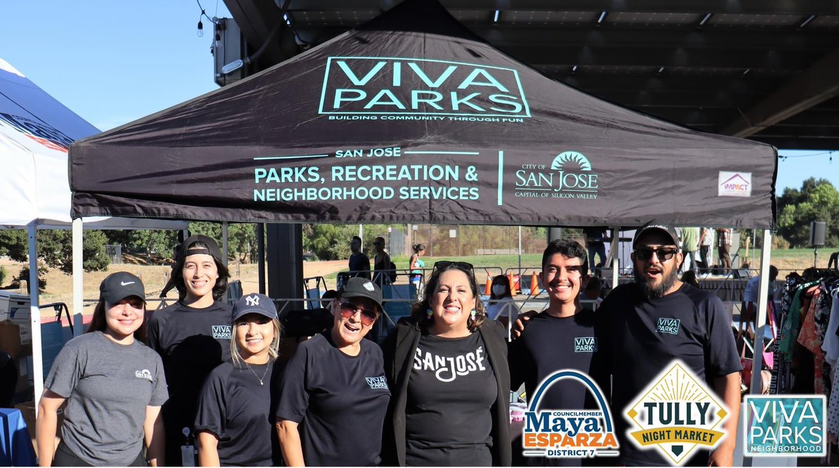 MayaEsparzaSJ's tweet photo. The Tully Night Market went off last night! Can't wait for next week! It’s incredible to see so many residents come to #shoplocal, listen to #livemusic, eat at #foodtrucks, &amp; more! Thx to sanjosefoos for spreading the word!

#sanjose #community #MayaEsparza #parks #supportlocal https://t.co/SDGpD9w1Wt