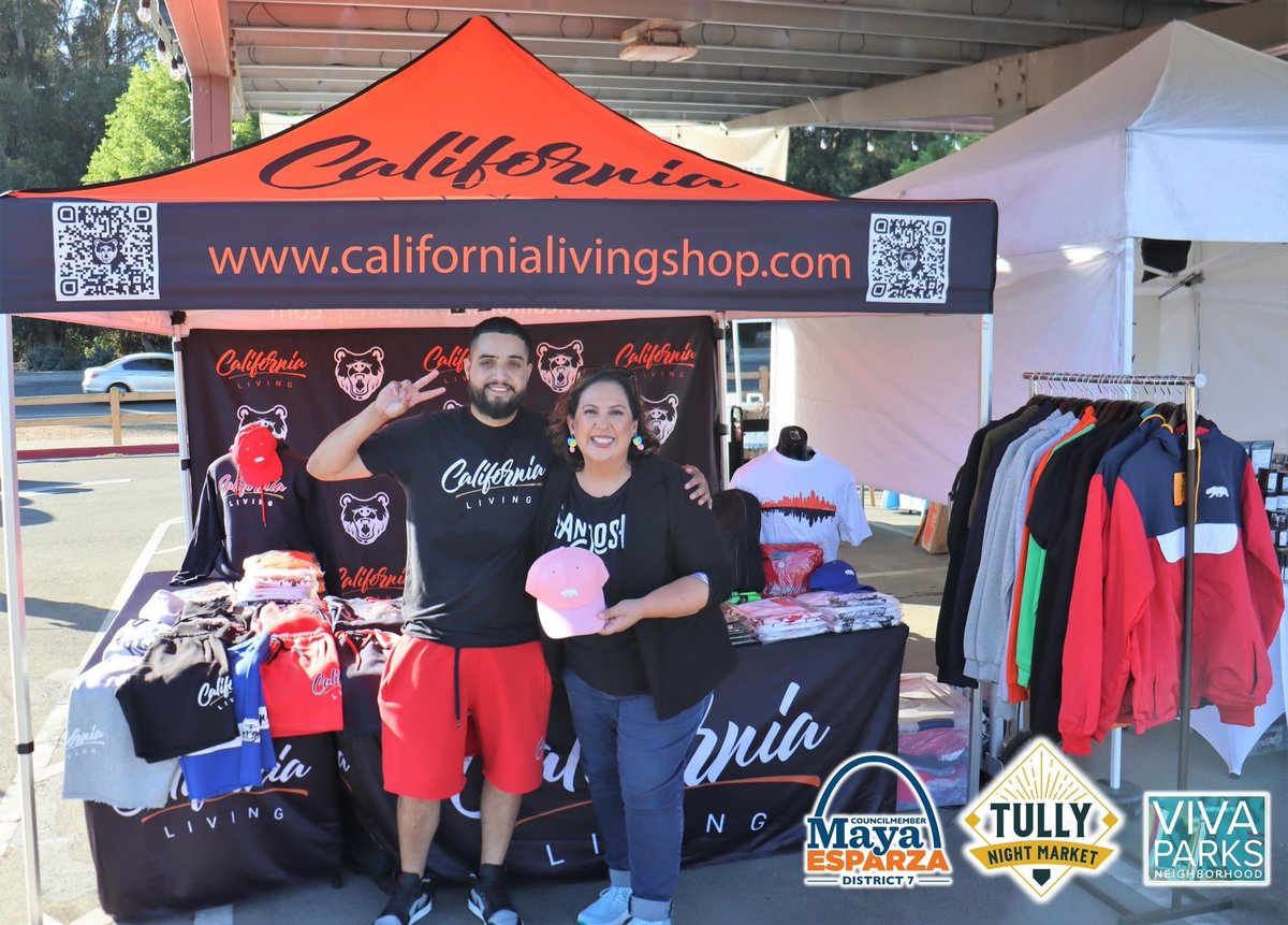 MayaEsparzaSJ's tweet photo. The Tully Night Market went off last night! Can't wait for next week! It’s incredible to see so many residents come to #shoplocal, listen to #livemusic, eat at #foodtrucks, &amp; more! Thx to sanjosefoos for spreading the word!

#sanjose #community #MayaEsparza #parks #supportlocal https://t.co/SDGpD9w1Wt