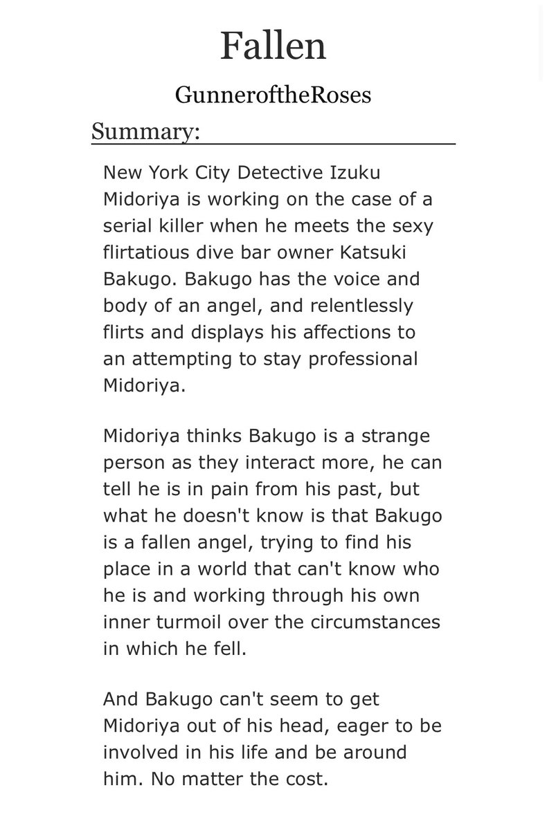 gunnerafterdark's tweet photo. Chapter 2 of my BKDK Lucifer AU is out! I LOVE writing flirty Bakugo 🤤
https://t.co/Qv9IhHLEta #BKDK #fanfiction https://t.co/U1cGVrLDr4