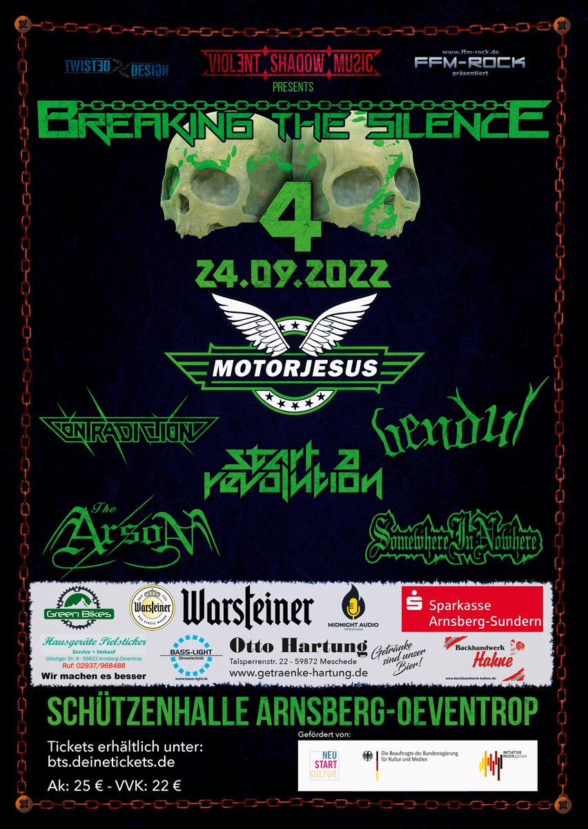 Vielleicht mal die Silence breaken, wa!