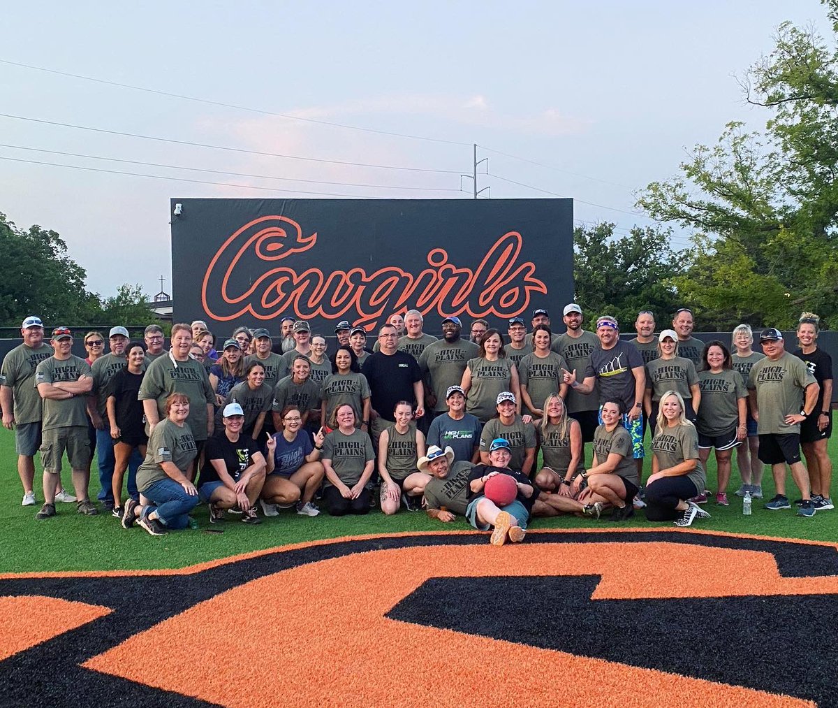 The HPTC staff had a blast working on team building by playing a kickball tournament on the OSU Cowgirls softball field Tuesday evening in Stillwater.

Congrats to Mr. Gaines team for winning the tournament with Jenny Hamilton scoring the winning game point! https://t.co/vWUryEYHIC