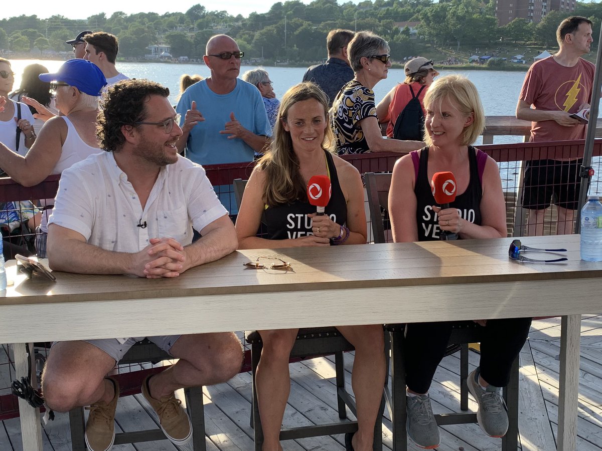 RogersTVStJohns's tweet photo. Welcome back to our friend Jason Piercey!! Championship races on now in #Rogertv!!

@jmpiercey @StJohnsRegatta https://t.co/eZelC2KpKD