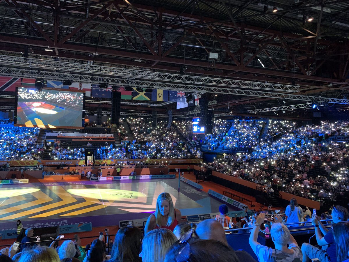 Great atmosphere <a href="/birminghamcg22/">Birmingham 2022</a> Netball #B2022Netball this afternoon - for pool B matches between Northern Ireland v Trinidad &amp; Tobago and Malawi v Uganda.

Great venue <a href="/thenec/">The NEC</a> , enthusiastic and friendly games volunteers and lively intervals!

#CommonwealthGames2022 #B2022
