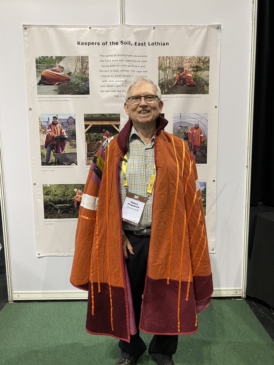 Final day of the #WCSS22 saw more delegates becoming #keepersofthesoil. Many thanks to all who embraced the role of shared custodianship of our precious soils. <a href="/cardiffuni/">Cardiff University</a> <a href="/ISRICorg/">ISRIC - World Soil Information</a> <a href="/_dishthedirt/">Dish The Dirt</a> University of Adelaide. Had a great time!