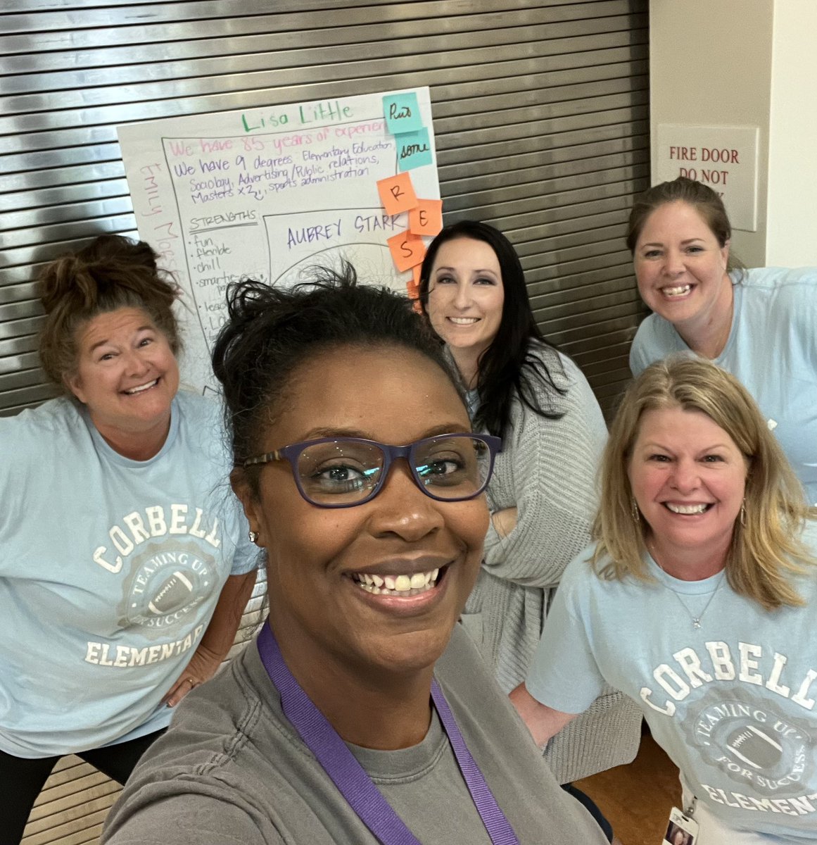 power_stone10's tweet photo. Ready to kick off a new year, with a new team!#FISDmadetoshine #corbellcountry 
@CorbellElem https://t.co/8h6PllIpv1
