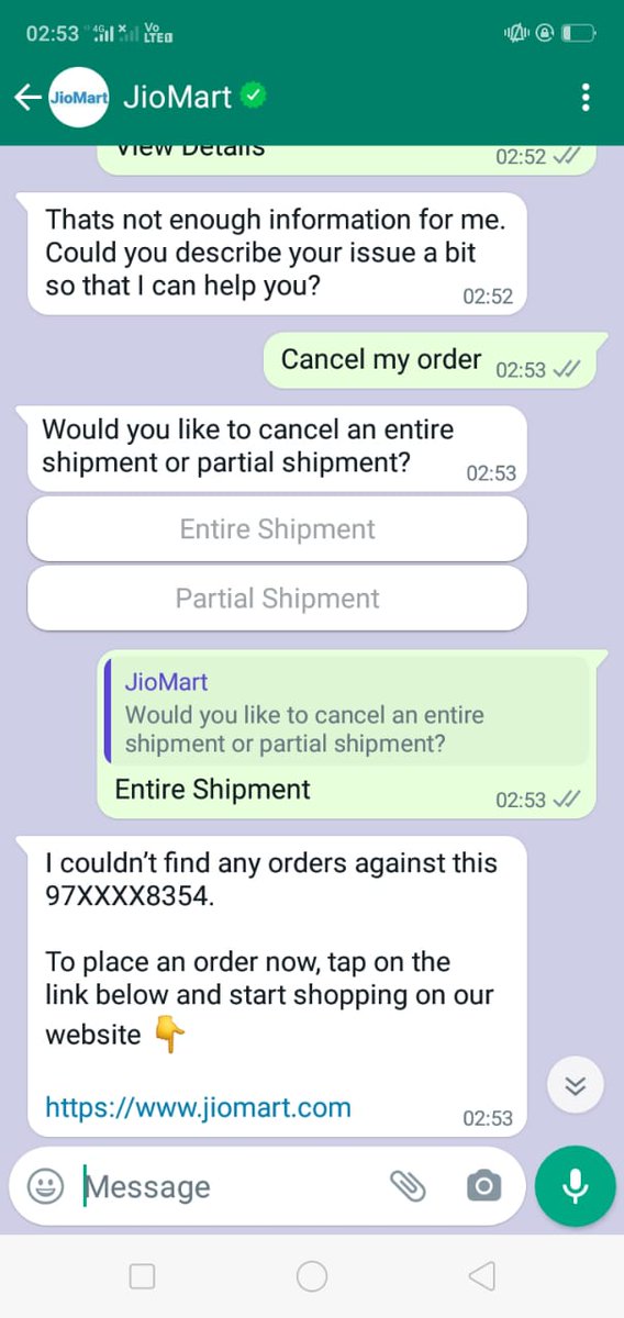 KumarVagish1's tweet photo. @JioMart_Support you guys are giving me the worst of e commerce experience ever in my life! Initially it was scheduled to be delivered on 1st august! https://t.co/UFrkdbgiGq