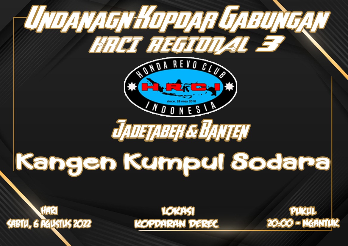 Assalamualaikum wr wb... Setelah sekian lama karena pandemi akhirnya <a href="/Hrc_Indonesia/">RevoLovers</a> reg 3 bisa kopdar lagi... Bisa kumpul motoran lagi Alhamdulillah