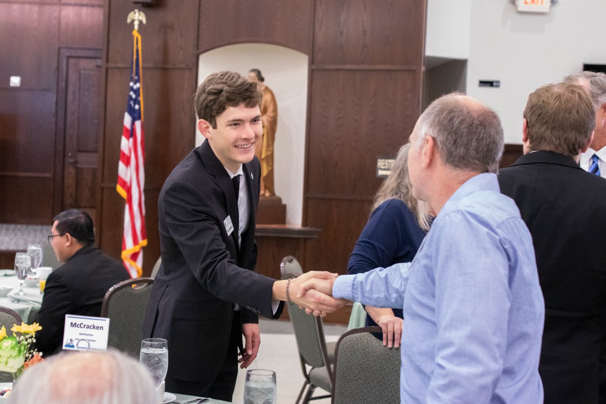 A July 30 Mass at St. Patrick Cathedral followed by breakfast provided St. John Paul II Shepherd's Guild members opportunity to visit with 26 seminarians before they return to fall studies.
About the Guild's prayerful and financial support of seminarians:
northtexascatholic.org/local-news-art…