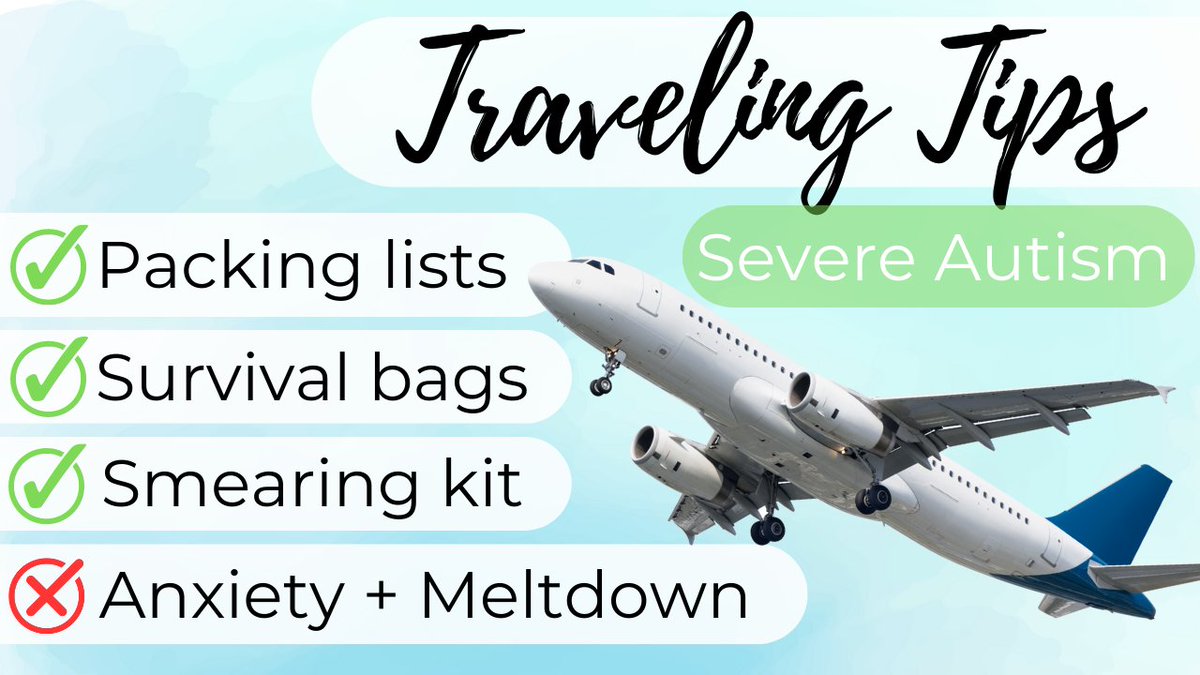 AutismSanctuary's tweet photo. Tips for traveling | Severe Autism

https://t.co/UDSsik8qjY

#Autism #autismparents #AutismAwareness #Traveling https://t.co/F0VQsE4Yuc