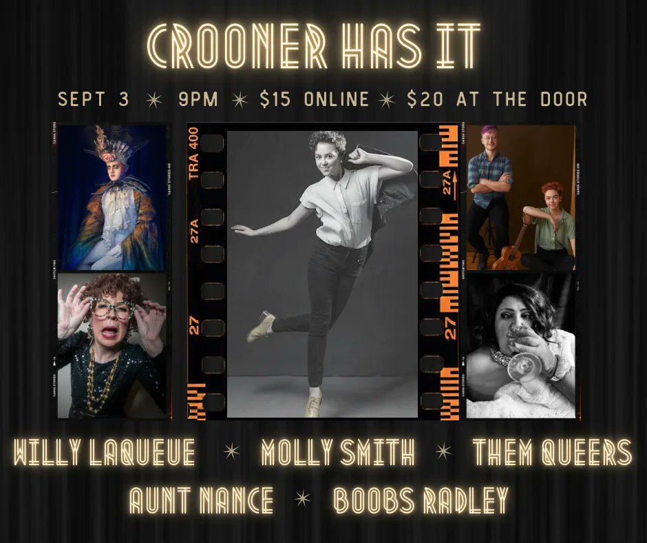 croonerhasit's tweet photo. 9/3 cast alert!🚨Rhythm is taking over the Crooner Has It live show at the Newport Theater as Molly Smith steps in to host! Get your tickets for this stellar show by following the link below. 🙏🏻🙌🏻

Tickets: https://t.co/kKBWiMkq8k https://t.co/RcUI2rRSKK