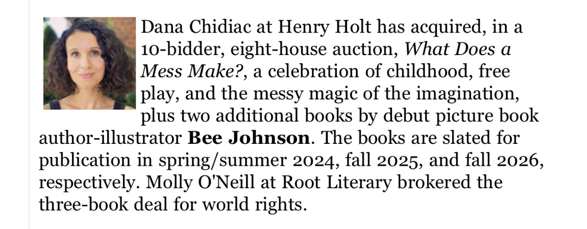 Bee Johnson’s art is beautiful and joyful, her stories are full of such big kid-truths, and I can’t wait for everyone to see her first picture book… and to make even more with her after that!! 🥰🥰