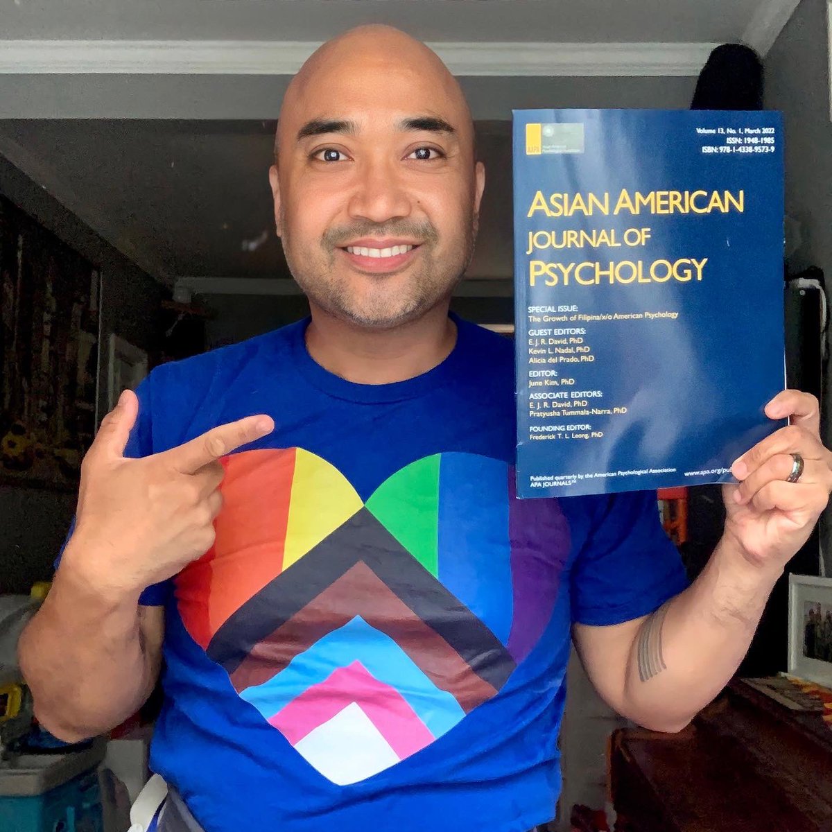 kevinnadal's tweet image. Check out our special issue of the Asian American Journal of Psychology entitled “The Growth of Filipina/x/o American Psychology.”Thank you to my phenomenal co-editors @ejrdavid &amp;amp; @doctordelprado &amp;amp; to all our contributors! 
#FilipinoAmericanPsychology @FilAmPsych @AAPAonline