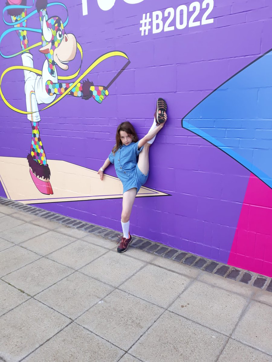 Clarry_Bath's tweet photo. #Strikeapose #B2022 Rhythmic Gymnastics- she gets it all from her mother 😂 https://t.co/4j7EUAc59K