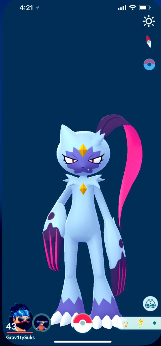 Maxx_Colour's tweet photo. Bored Sneasler is the best #Sneasler. I like this #PokemonGoApp #glitch. #onefang #Hisui #BoredSnealerClub #NFT by me! https://t.co/PFRAPAO8AP