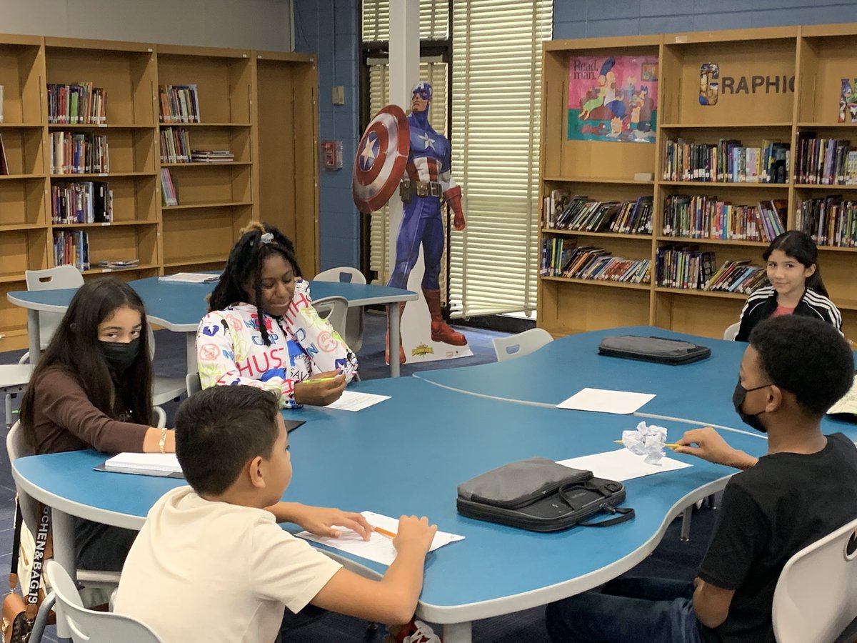 I dont think I have ever taught the first week of school. I have to say I loved it!!  My sweet scholars are learning how to interview using Vox Pop for their upcoming podcasts. They are pros 💕#librariesmatter