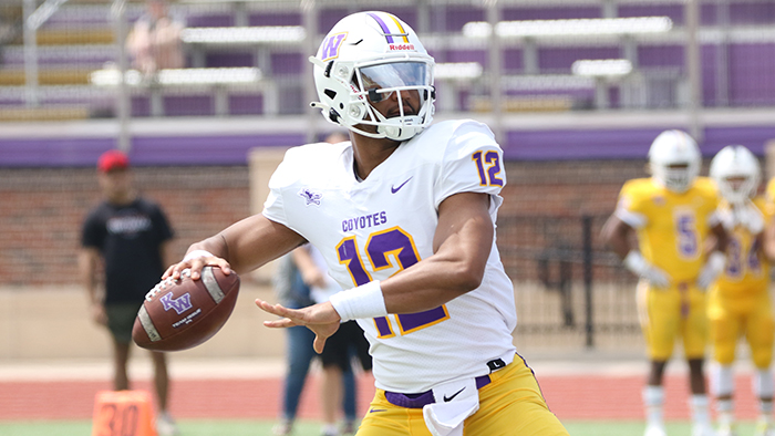 kwucoyotes's tweet photo. Football: Coyotes ranked No. 12 in NAIA Football FirstDown PlayBook Top 25 Preseason Poll
 - https://t.co/Ve5nqtZjPl https://t.co/eLpXIYxwEi