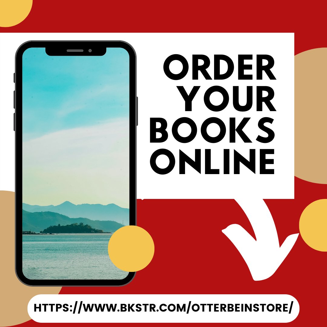 OtterbeinCSI's tweet photo. The Otterbein Bookstore encourages you to order your books online so they're ready to go for the start of the term! https://t.co/PPhRWn0zqx #FirstDayofSchool https://t.co/W6wBkTvWYD