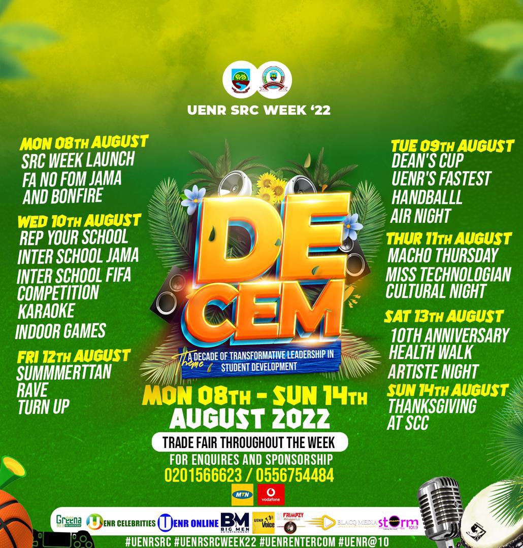 uenr_web's tweet photo. *A FUN FILL WEEK WITH A WHOLE NEW EXPERIENCE* 🎉🎊🦍🦅 #SRCWEEK22 #DECEM22 https://t.co/lYOgx9jEA8