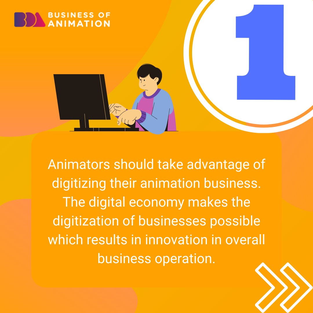 animationbiz's tweet image. 1. Animators should take advantage of digitizing their animation business. The digital economy makes the digitization of businesses possible which results in innovation in overall business operation.

#AnimationAdvertisement #MotionGraphicsAdvertisements #AnimatorsLeadMagnet