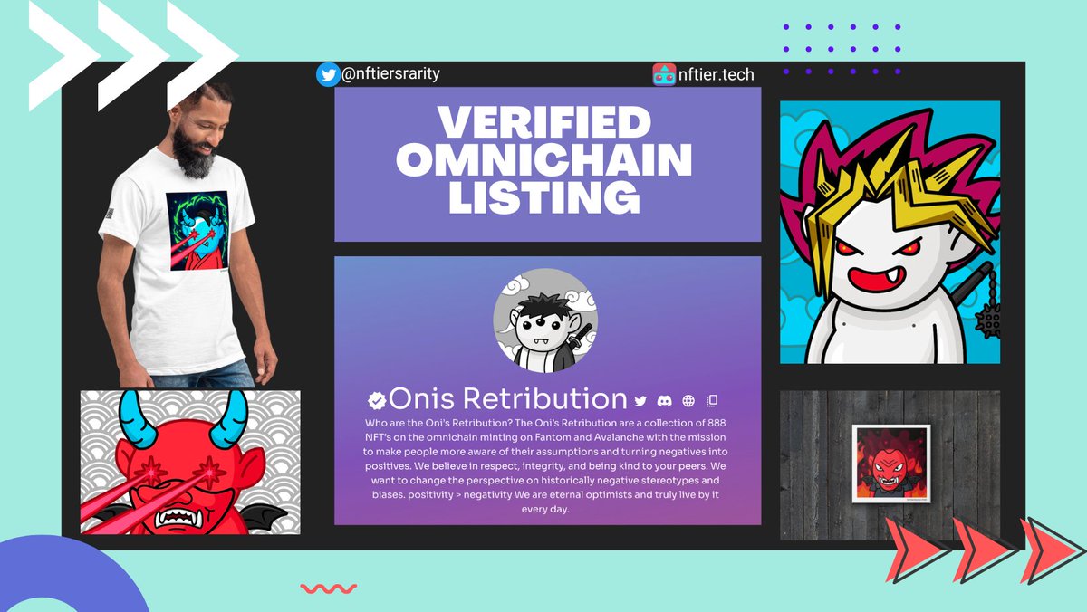 TierBotAI's tweet photo. Meet our newest #omnichain listing from @PotluckProtocol - Onis Retribution!
Find Rarity, take your Oni's on the go, and print them onto our canvas, shirts, and stickers.
Web: https://t.co/oNj7jKNgqu
iOS: https://t.co/X7ipoGWFJJ
Chrome: https://t.co/iOwxuM8NEL
#Avalanche https://t.co/9n4wlrNdjt