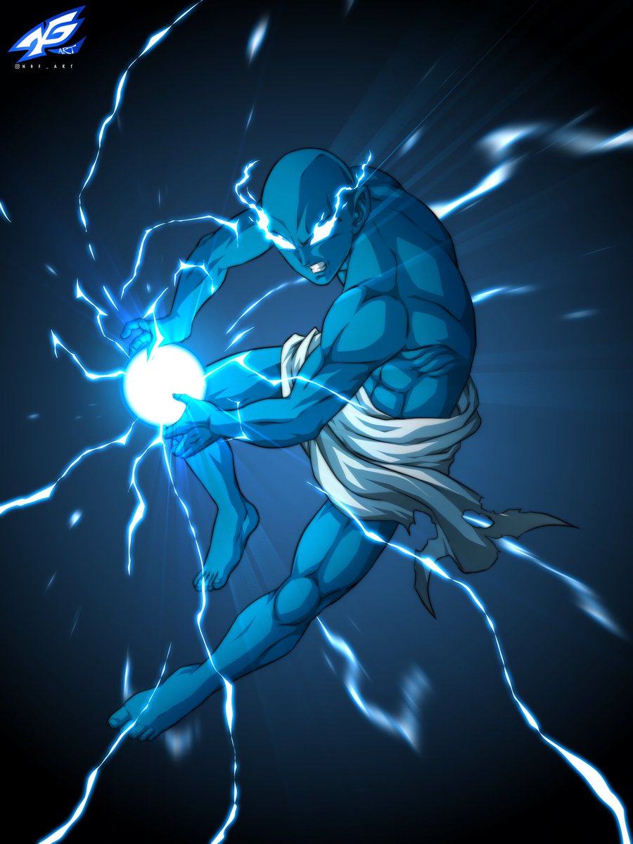 Csaw07's tweet photo. Meet Raiju, formerly known as Dr. Manhattan. 

@AzukiOfficial 

Thank you @ngf_art for the dope commission https://t.co/novLbGHoqk