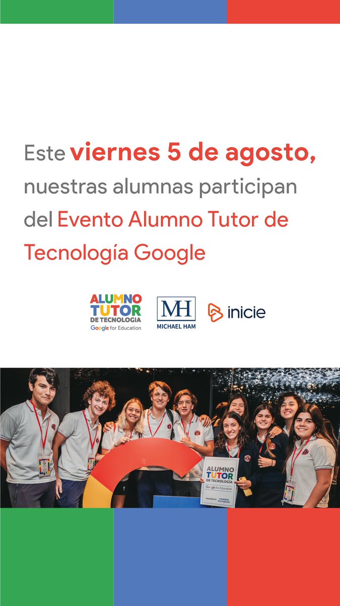 MHcolegio's tweet photo. Todo preparado para el evento Alumno Tutor de Tecnología Google. 
Más de 160 alumnos de distintos colegios participarán junto a nuestras alumnas de una mañana compartiendo experiencias de aprendizaje digital. Gracias #Inicie por elegirnos. #aprendizajedigital #ciudadaníadigital https://t.co/VHylOFjMFt