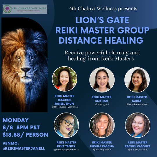 I am so excited for this event! #Reiki #Healing #LionsGate #DistantHealing #StarFool #Wellness #Holistic