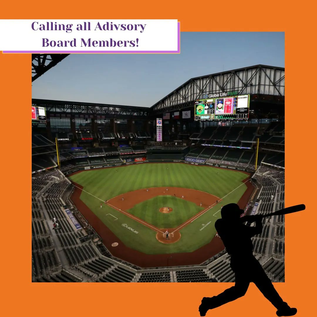 ipmovement's tweet photo. Calling all Advisory Board Members! Be sure to come out and join us on August 13th, 2022 at Globe Life Field in Arlington to watch the Texas Rangers play the Seattle Mariners. Check your emails for RSVP info! https://t.co/IaSyrZ0Xor