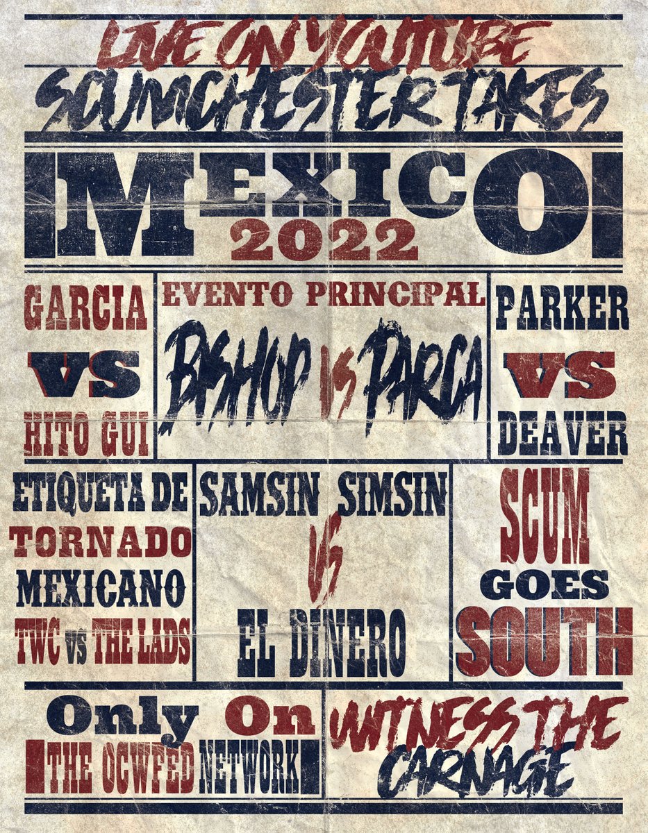 ocwfed's tweet image. Stacked next couple of weeks, with more to come.
 Truly the Old Country Way!

youtube.com/ocwfedtv
twitch.tv/ocwfed

#ocwfed #WWE2K22 #WeArePvP
