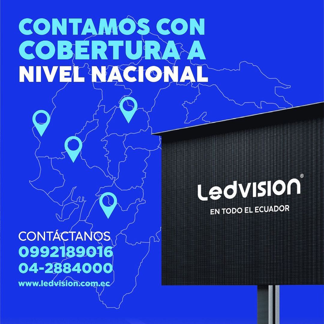 EC_Ledvision's tweet photo. Somos especialistas en pantallas, respaldados por nuestros 14 años de experiencia y trayectoria en el país.
#Tecnologia #pantallaled #Ecuador https://t.co/w7qMvFdGzb