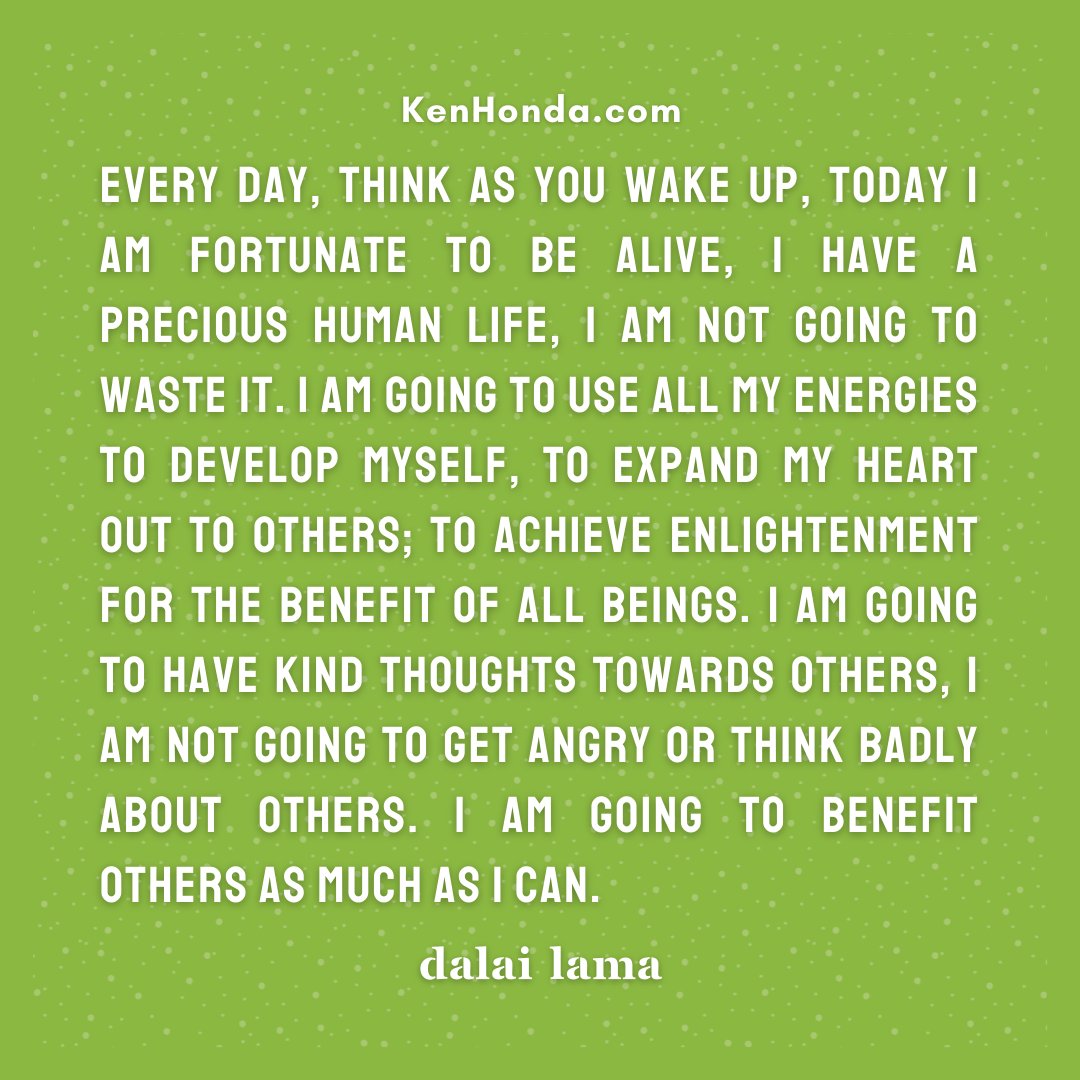 KenHondaHappy's tweet photo. I will be repeating this to myself all day 🙏

#kenhonda, #happymoney, #moneyeq, #givefluencer, #dalailama, #gratitude, #enlightenment, #inspiration https://t.co/AMnvfvdmXO