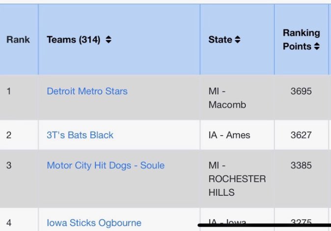 Detroit Metro Stars 14u - Blue tweet media