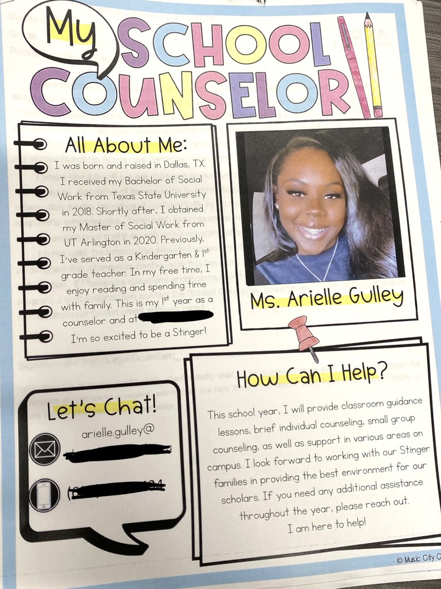 MsAGulley's tweet photo. Giving all the “School Counselor” vibes at Meet the Teacher tonight!! 🤩❤️ I’m so excited for this school year! https://t.co/6SZor5oUQF