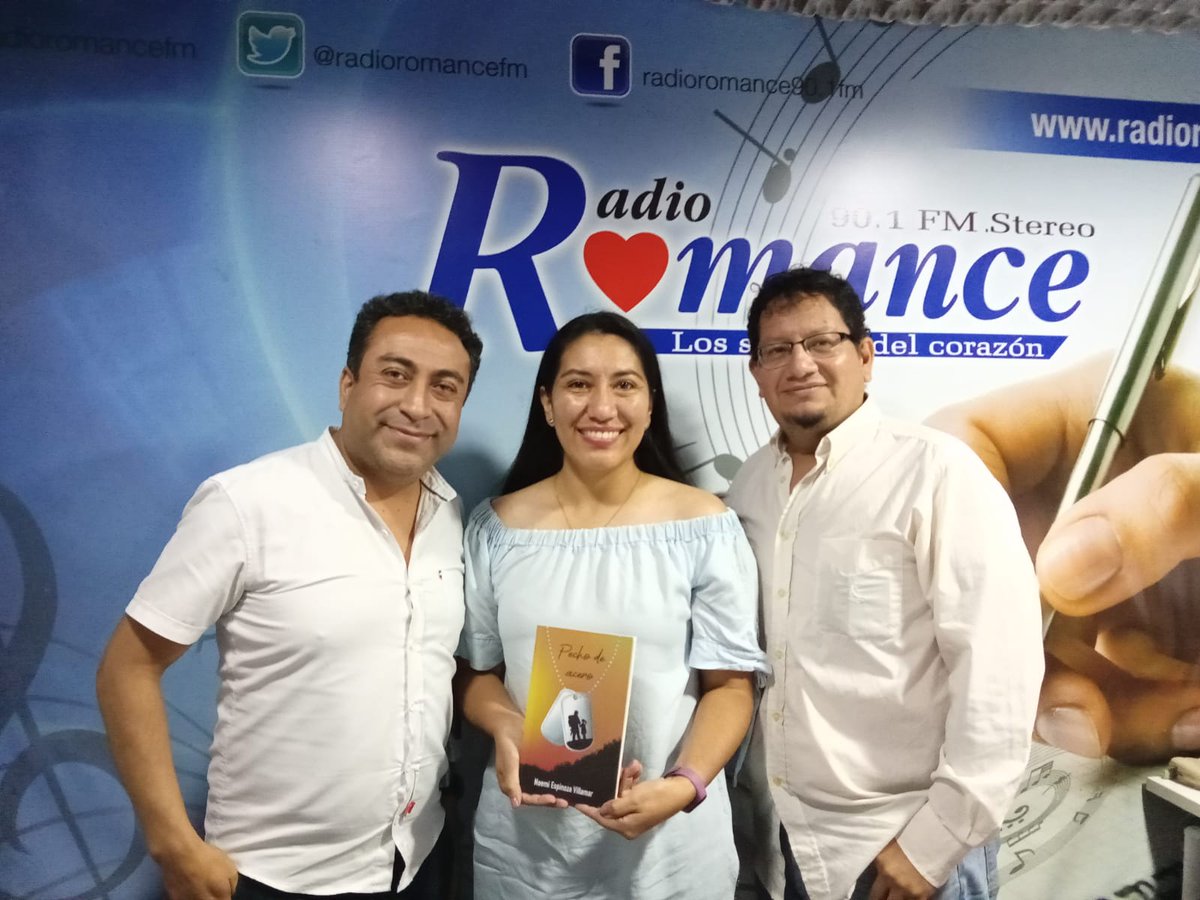 LPechodeAcero's tweet photo. @RadioRomanceFM 
Segmento : #UnLibroParaTí. https://t.co/5RuFMtz7dD