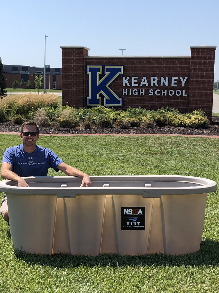 Bearcat ATC (@khsathleticmed) on Twitter photo Big shout out to <a href="/BehlenMfgCo/">Behlen Mfg. Co.</a> and <a href="/NSATA/">Nebraska ATs</a> for providing a Heat Illness Recovery Tank to Kearney High School Athletic Training allowing us to provide the highest level of care! Big shout out to <a href="/BehlenMfgCo/">Behlen Mfg. Co.</a> and <a href="/NSATA/">Nebraska ATs</a> for providing a Heat Illness Recovery Tank to Kearney High School Athletic Training allowing us to provide the highest level of care!